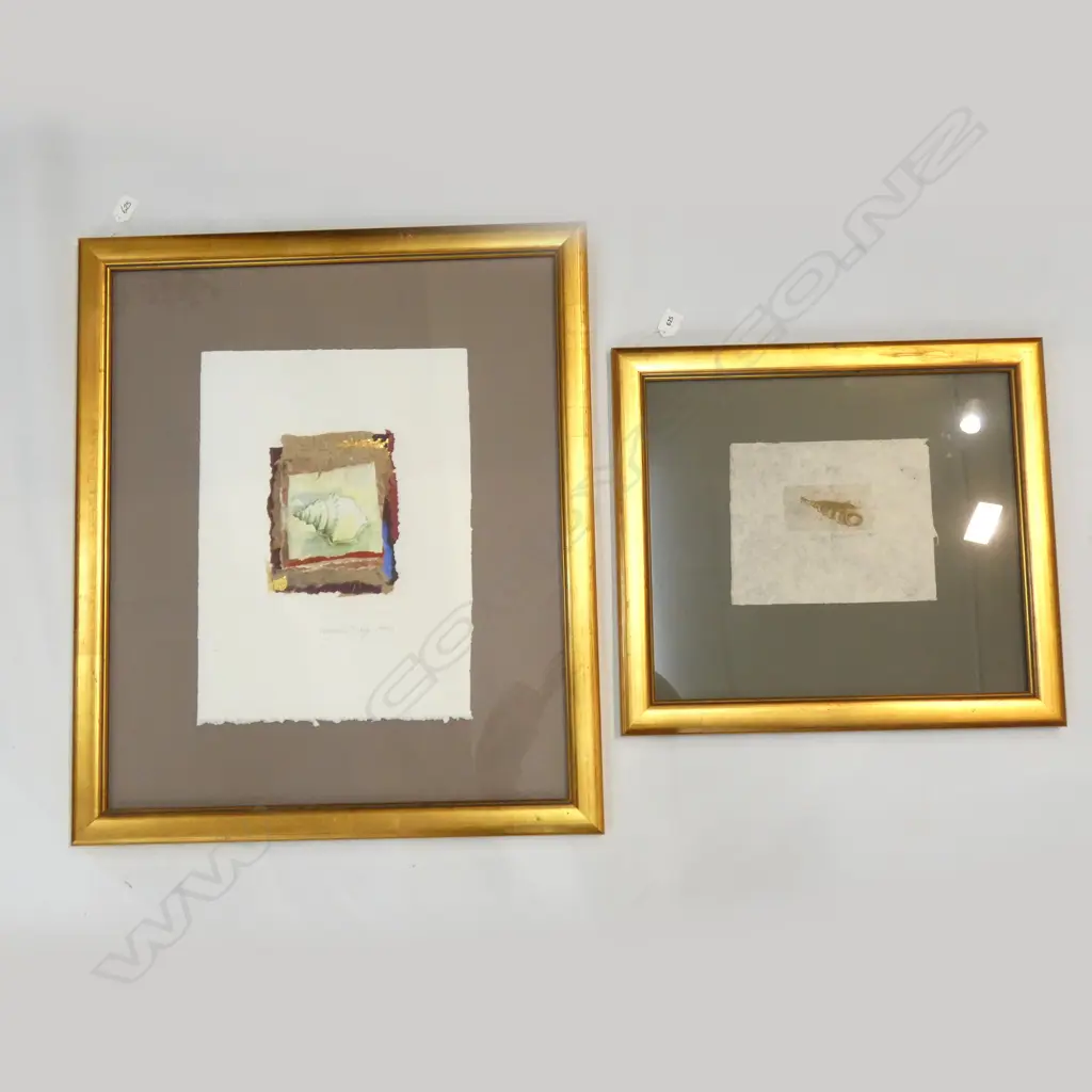 VIRGINIA KING MIXED MEDIA SHELL ARTWORK 210x160mm + PERIWINKLE ARTWORK Image 1++