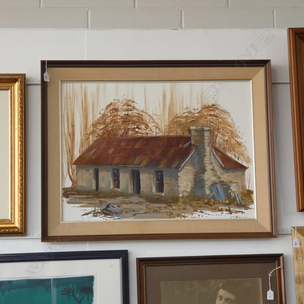 J. A. RASMUSSEN OLD COTTAGE OIL 540x740mm Image 1++