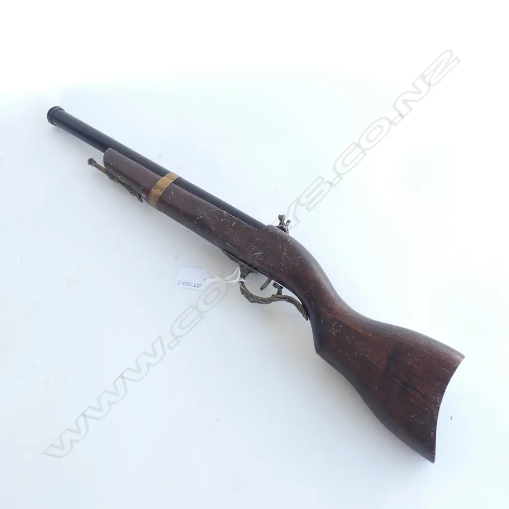 REPRODUCTION DECORATIVE FLINTLOCK PISTOL L.570mm Image 1++