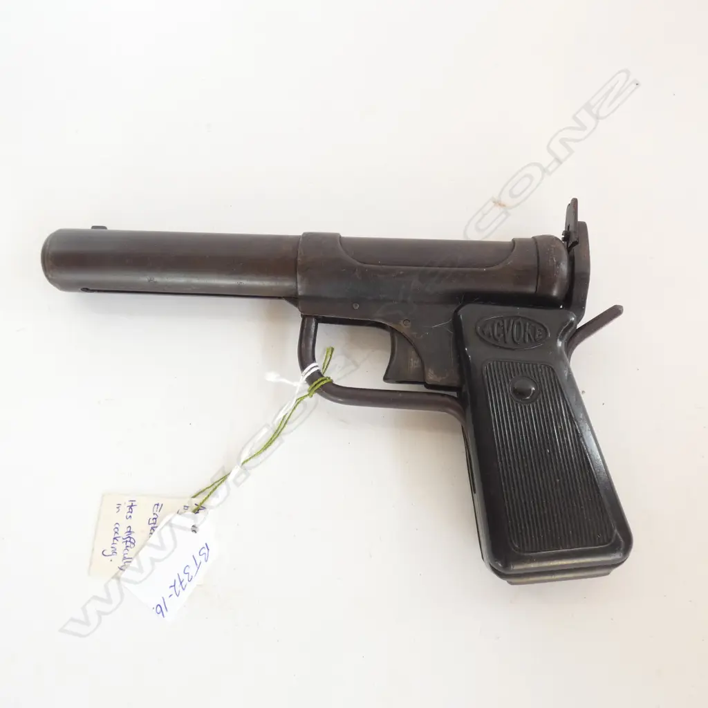 VINTAGE ACVOKE AIR PISTOL BY ACCLES & SHELVOKE UK Image 1++