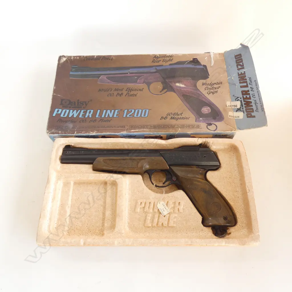 DAISY POWER LINE 1200 AIR PISTOL CO2 60 SHOT Image 1++