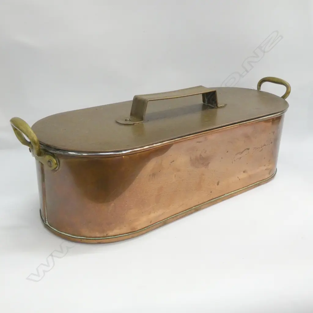 COPPER FISH POACHER L.455mm Image 1++