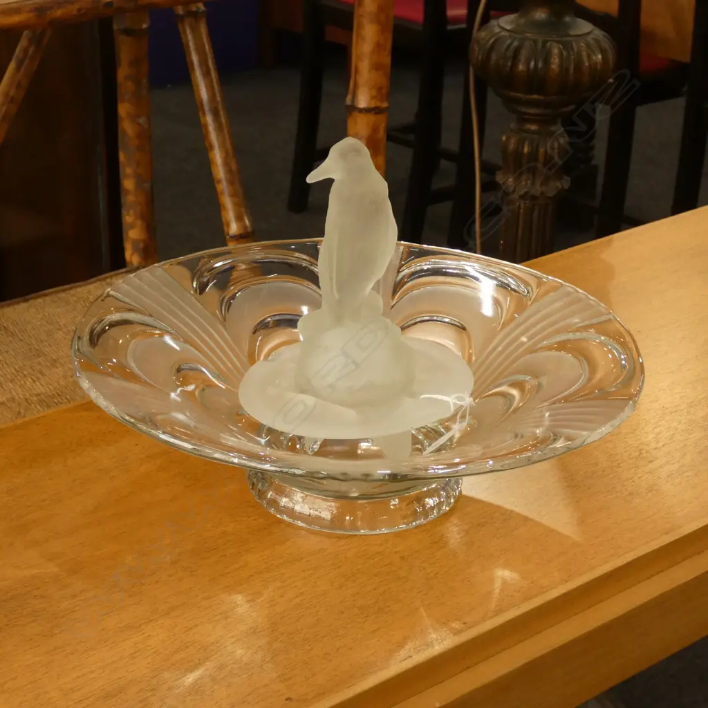 ART DECO GLASS BOWL FROG A/F Image 1++