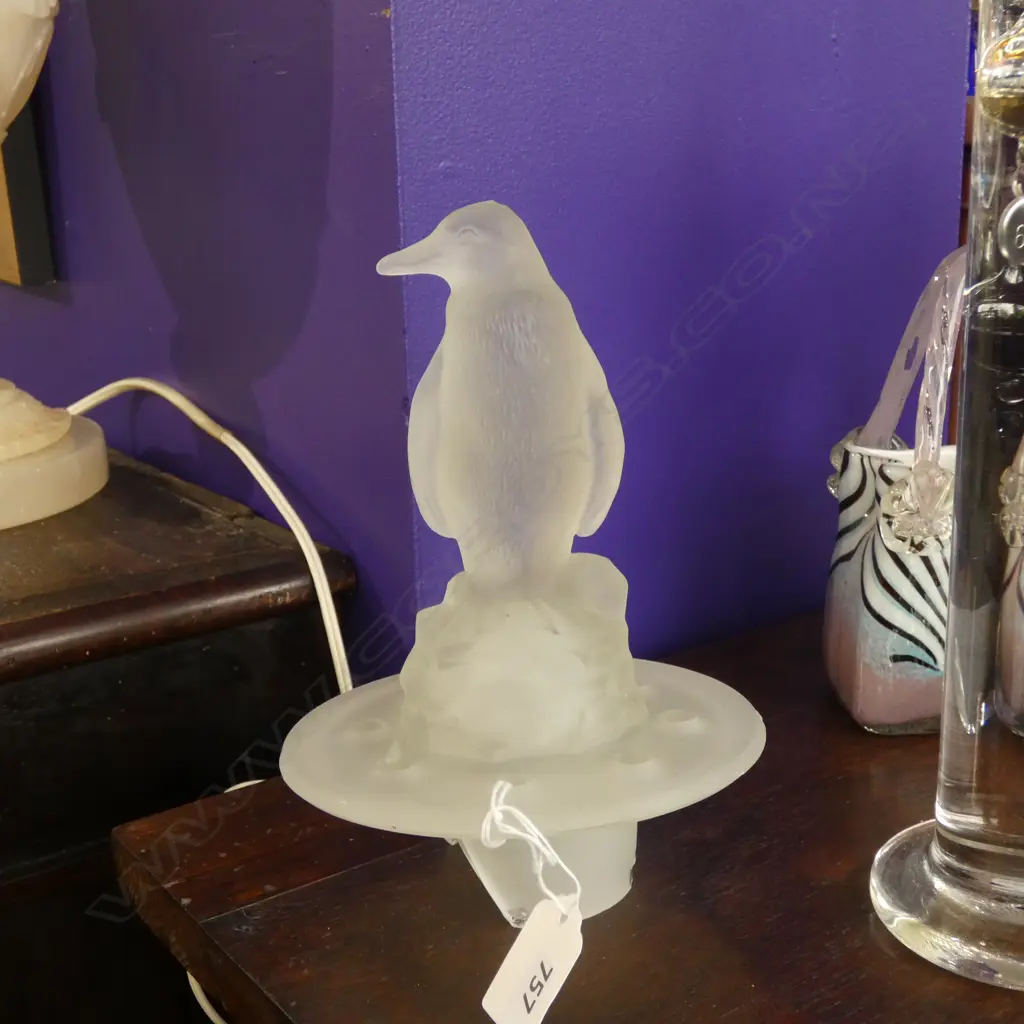 ART DECO GLASS BOWL FROG A/F Image 1++