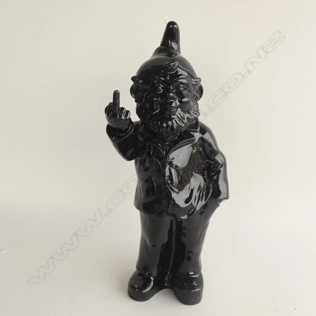 BLACK RESIN GNOME H.360mm Image 1++