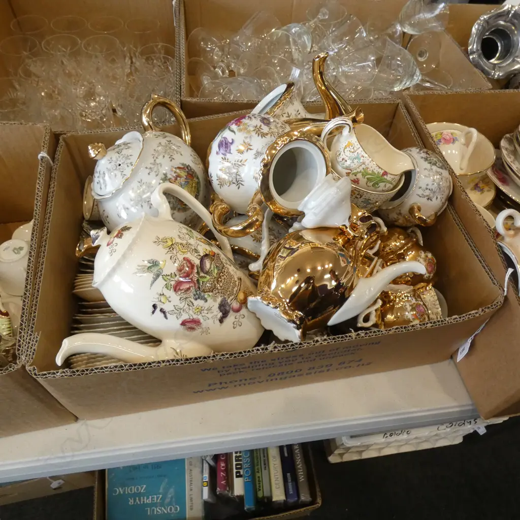 BOX LOT ASST. DEMITASSE SETS Image 1++