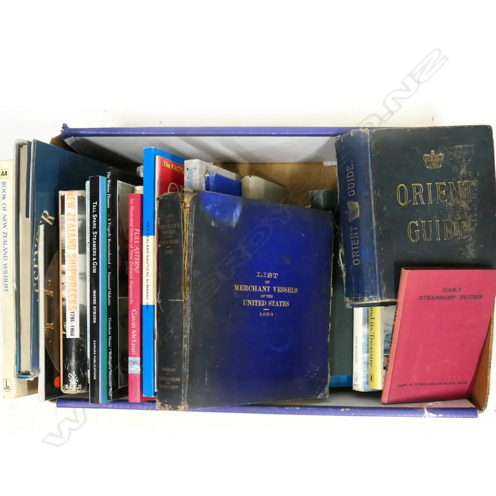 BOX MARITIME & SHIPPING LINE BOOKS Image 1++