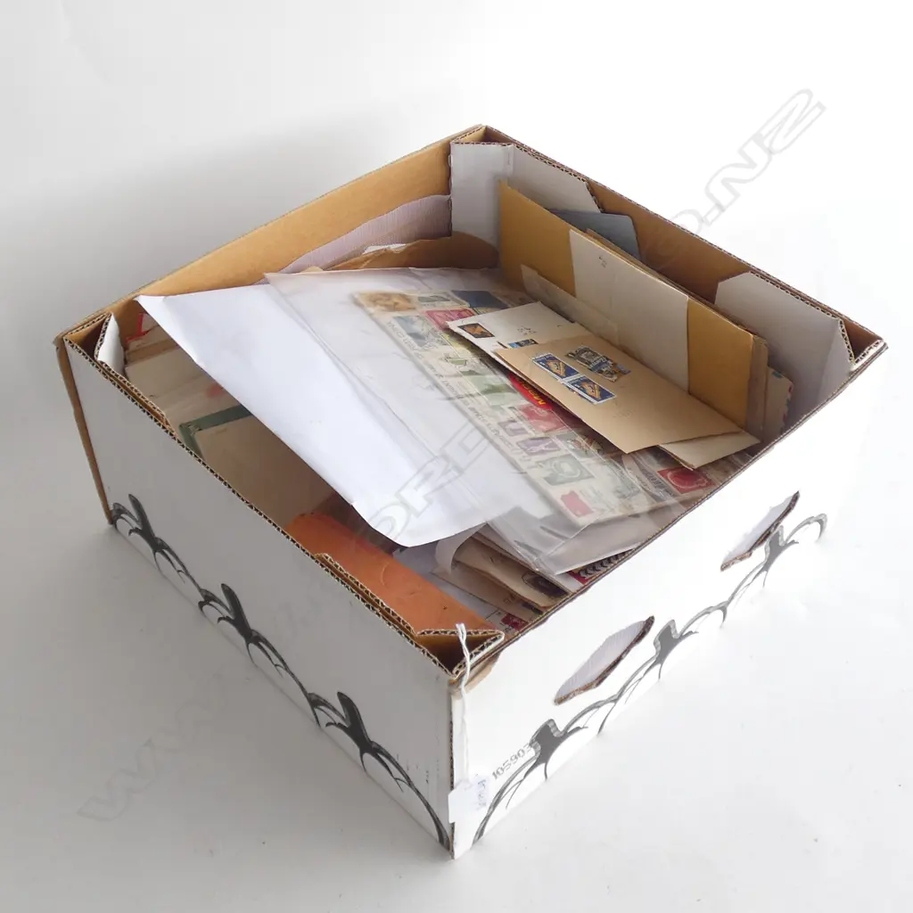 BOX LOT ASST. STAMPS, FIRST DAY COVERS ETC Image 1++