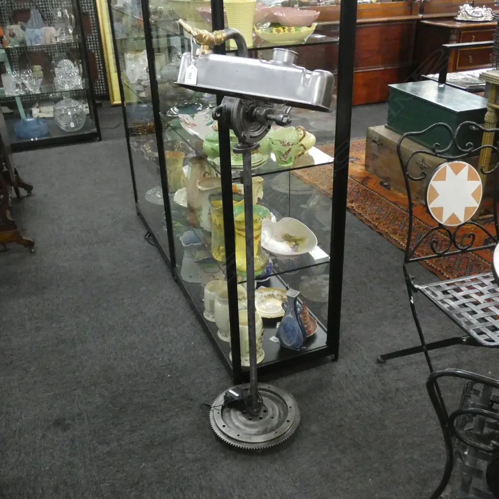 VINTAGE TOOLS REPURPOSED INTO INDUSTRIAL FLOOR LAMP H.1200mm Image 1++