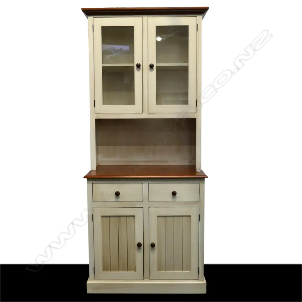 COUNTRY STYLE DISPLAY CABINET IN 2 PARTS... Image 1++