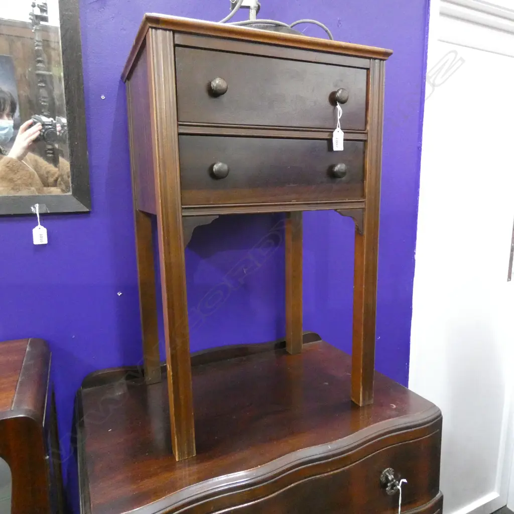 WOODEN SEWING BOX  Image 1++