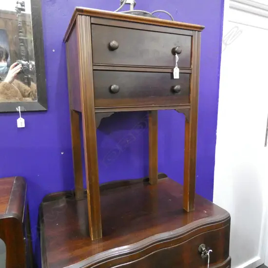 WOODEN SEWING BOX 