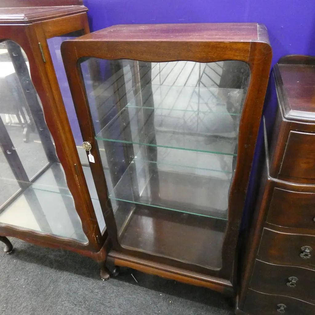 QUEEN ANNE STYLE DISPLAY CABINET H.1200mm Image 1++