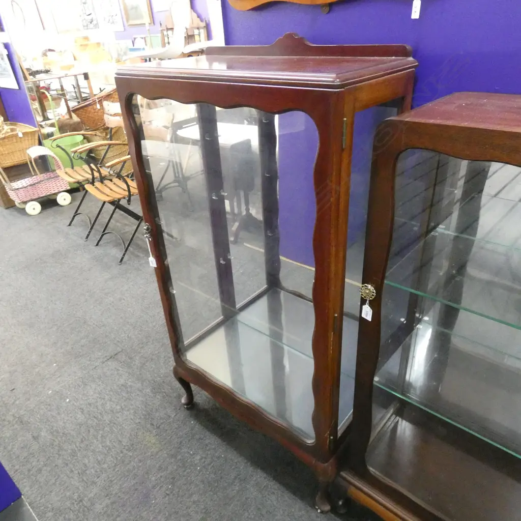 QUEEN ANNE STYLE DISPLAY CABINET 690x335x1295mm Image 1++