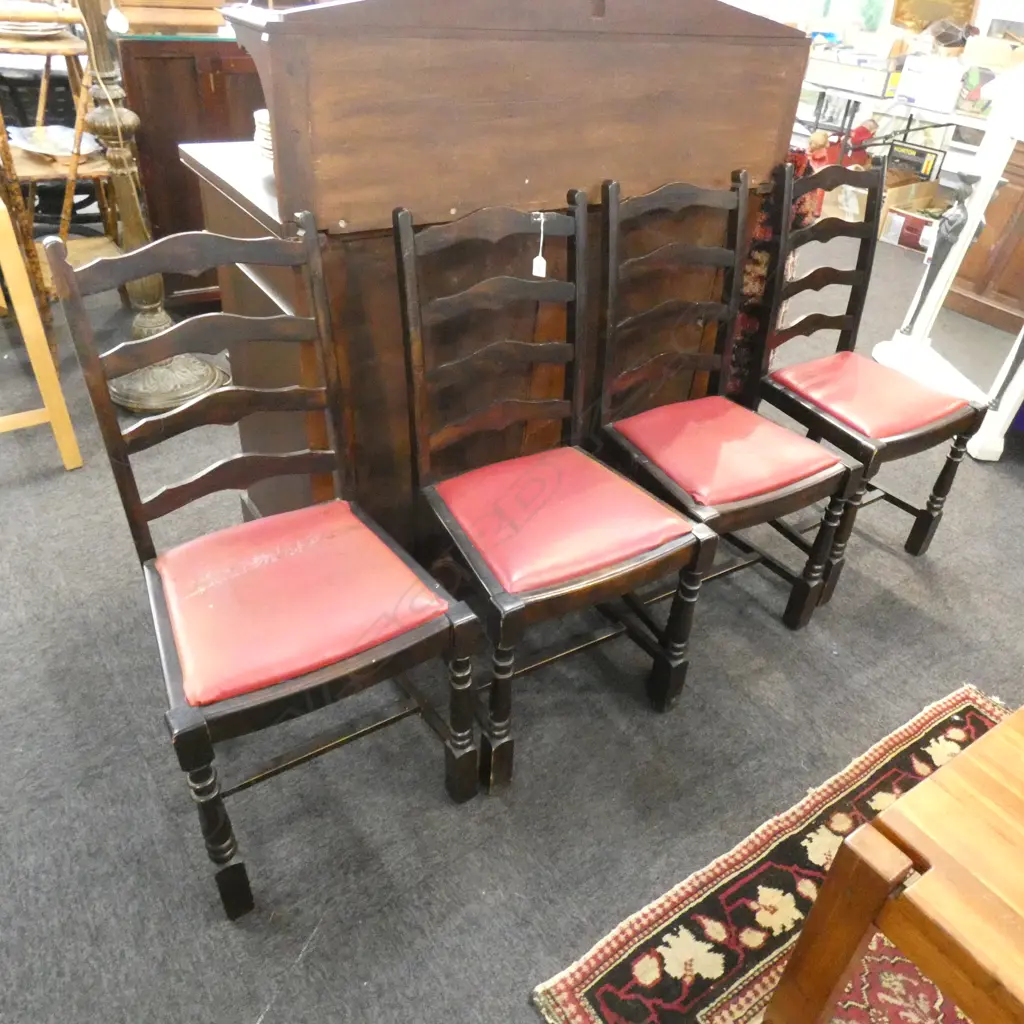 4 COUNTRY STYLE CHAIRS  Image 1++