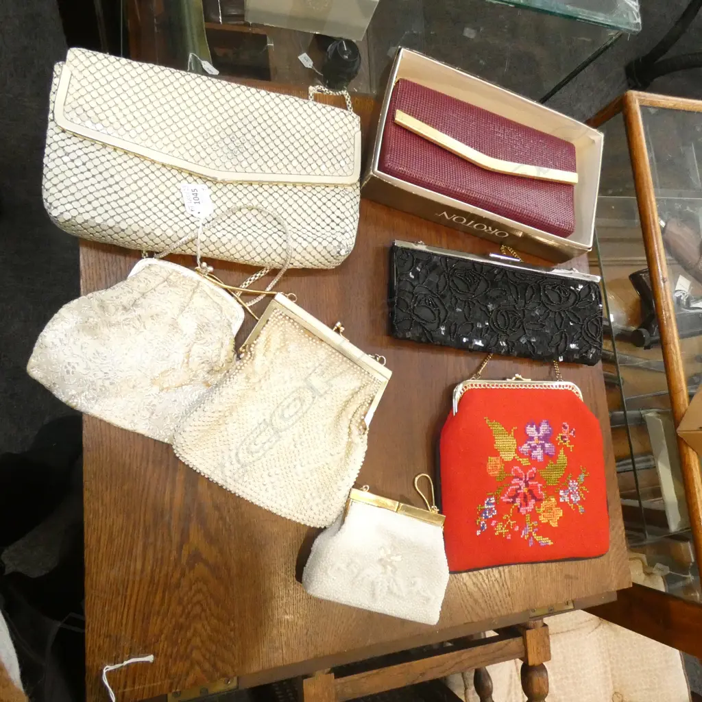 7 ASST. EVENING BAGS; OROTON ETC Image 1++