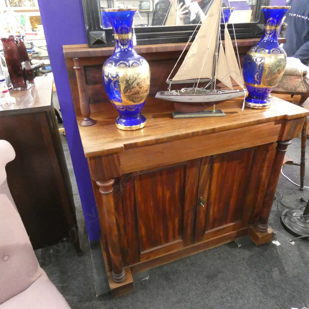 VICTORIAN MAHOGANY SIDEBOARD L1500 Image 1++