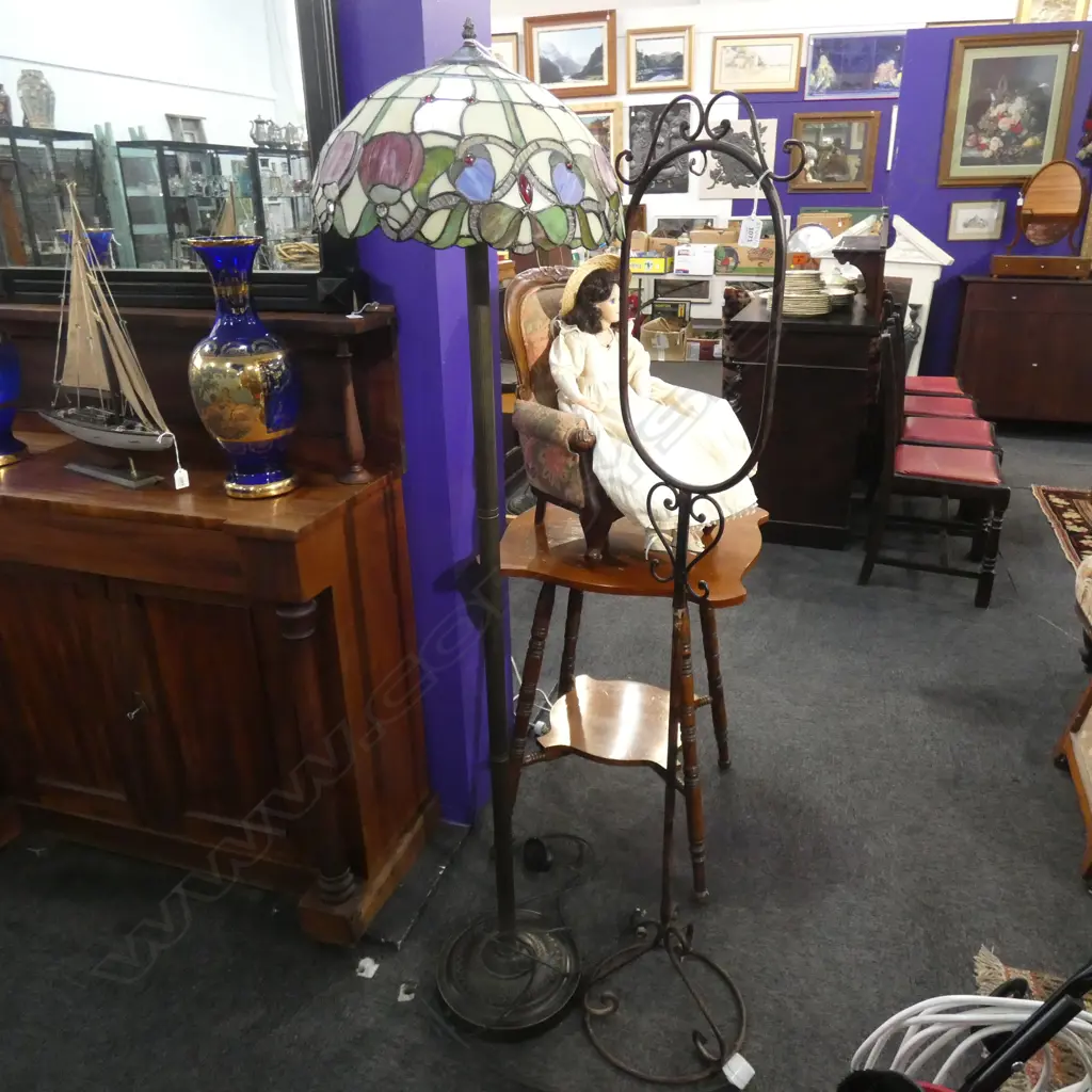 LEAD LIGHT STANDARD LAMP + METAL STAND H.1525mm Image 1++