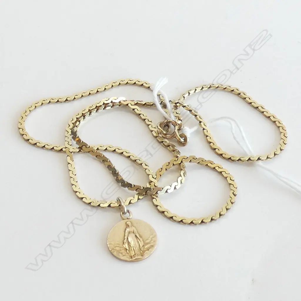 14CT GOLD NECKLACE 12.5 GRAMS 50CM Image 1++