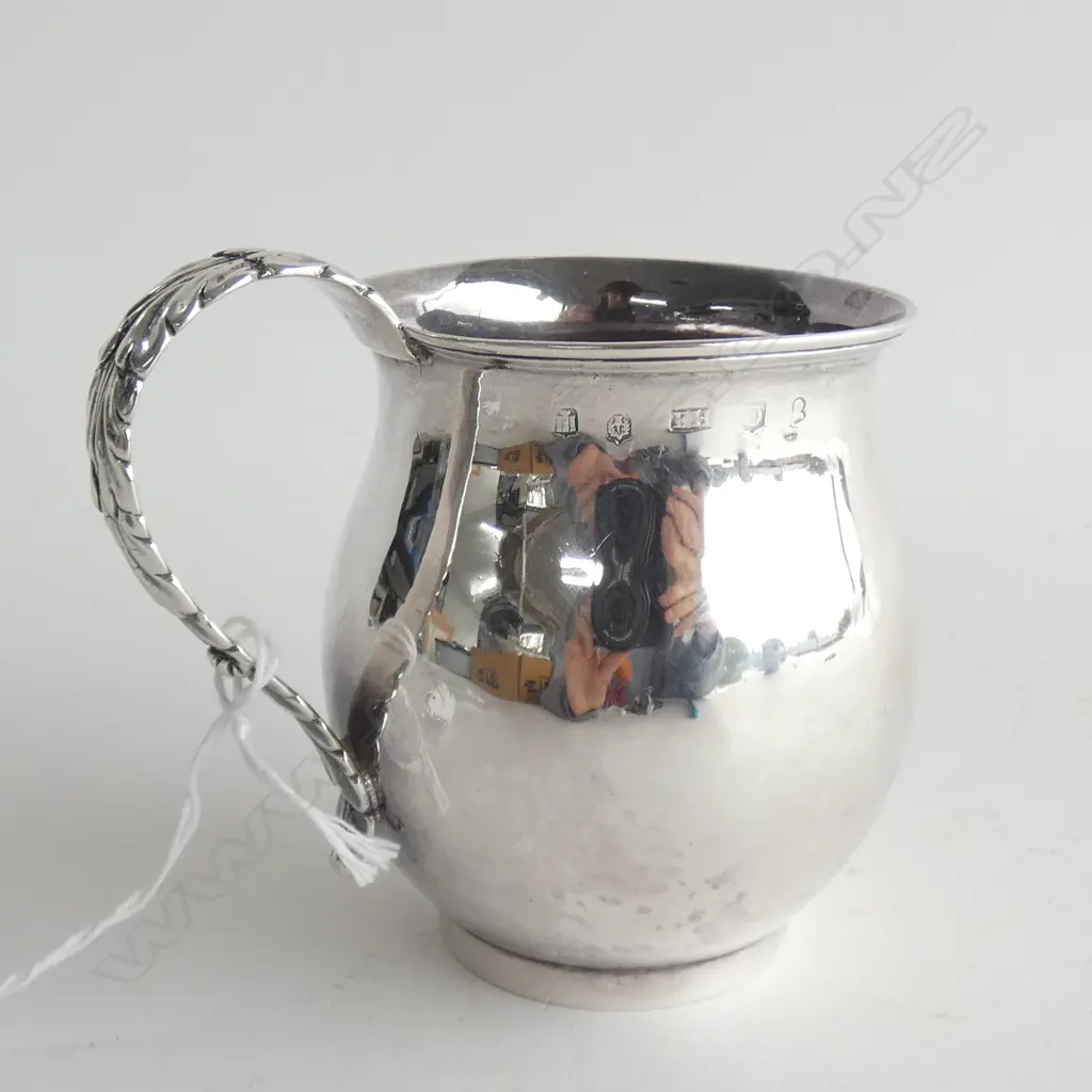 GEORGIAN SILVER MUG 113gm EDINBURGH 1820 Image 1++