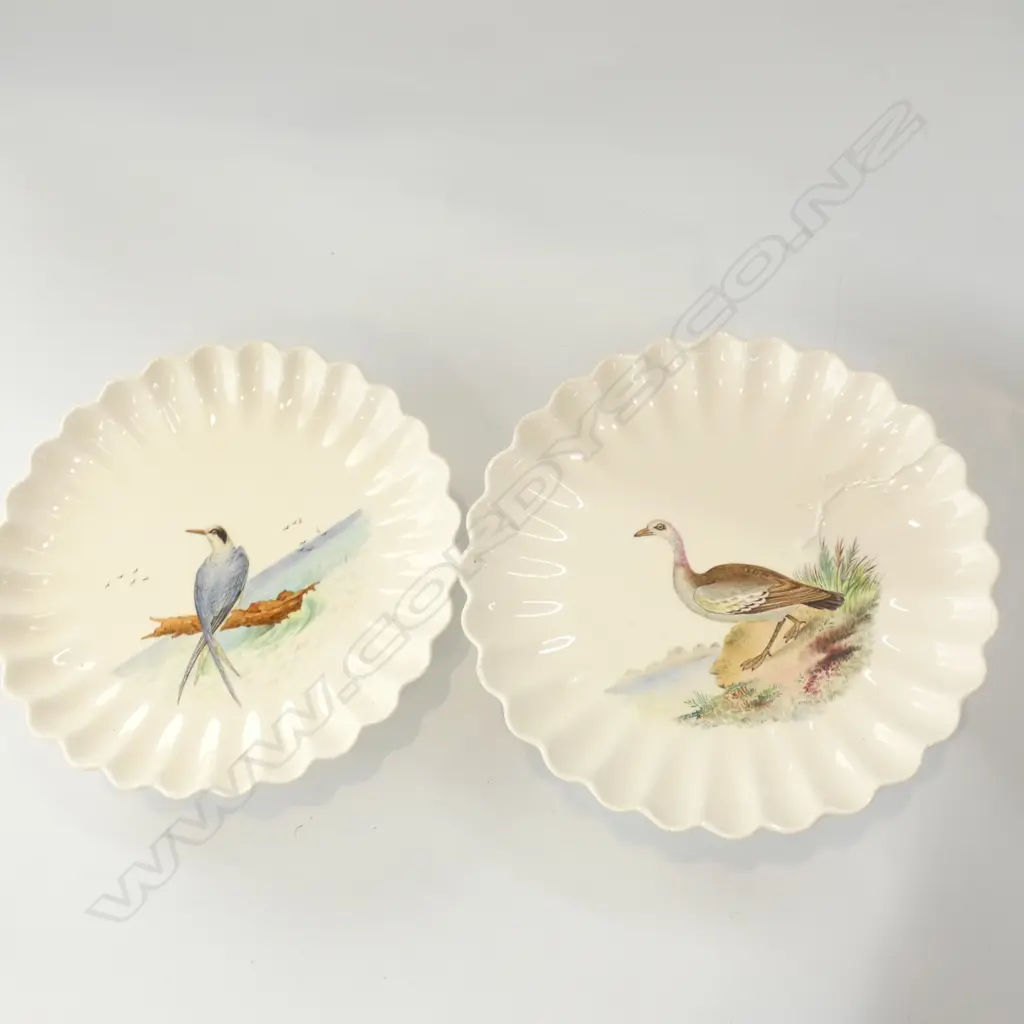 PR VICTORIAN COPELAND SPODE TAZZAS W BIRDS  DIA 225MM Image 1++