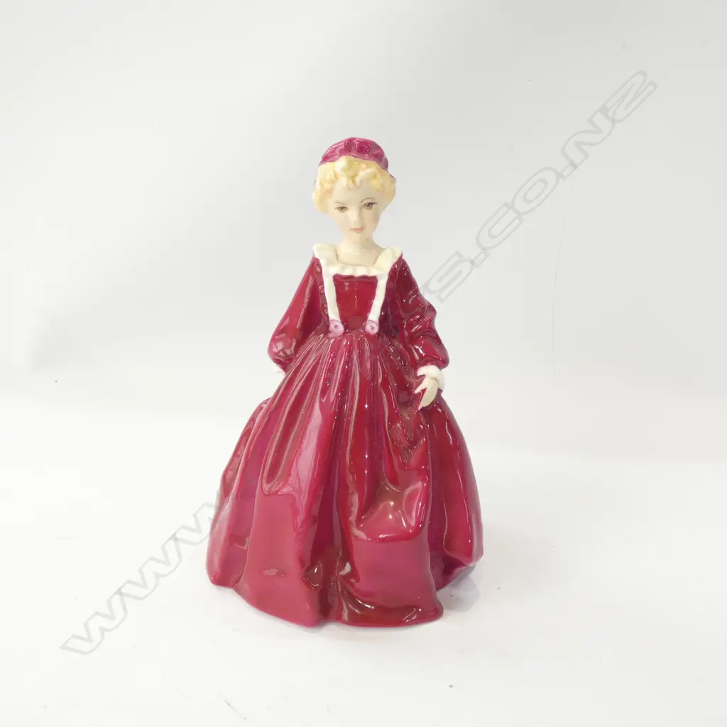 ROYAL WORCESTER FIGURINE "GRANDMOTHERS DRESS" H 170MM Image 1++