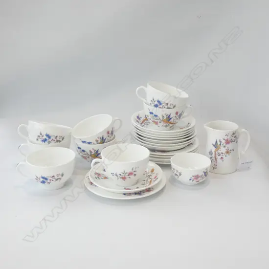 HANLEY PART TEASET PEACOCK PAT