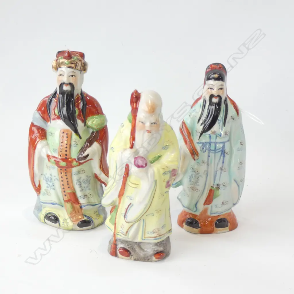 3 CHINESE SMALL FIGURES Image 1++