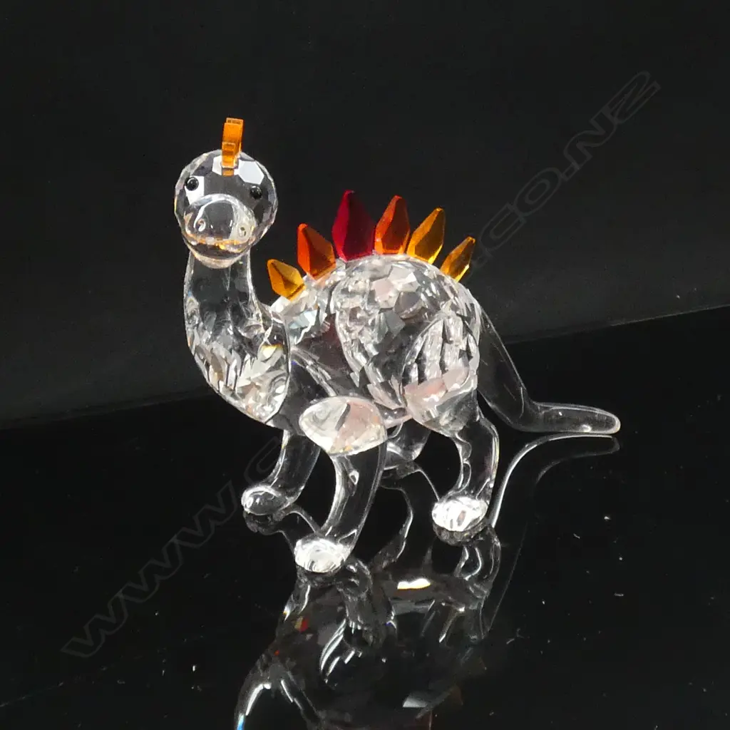 SWAROVSKI DINOSAUR DINO COLLECTION DESIGNED BY EDITH MAIR L 90MM IN ORIGINAL BOX Image 1++