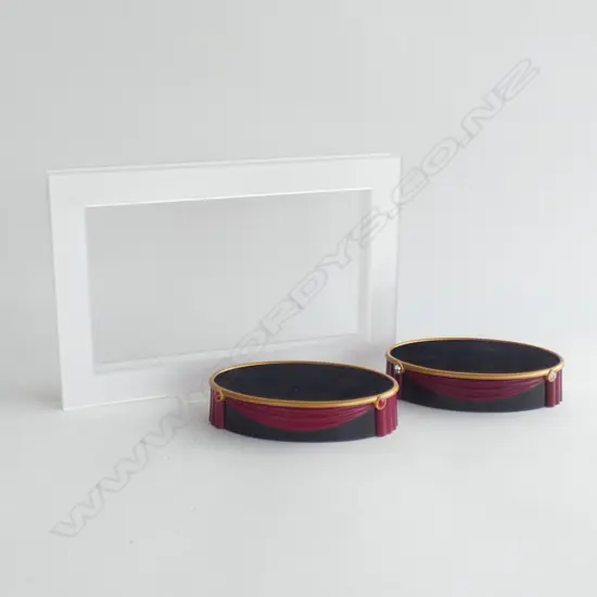 2 SWAROVSKI CRYSTAL MASQUERADE STANDS & SCS09 WINDOW ORNAMENT DISPLAY STAND - ALL IN ORIGINAL BOXES 
