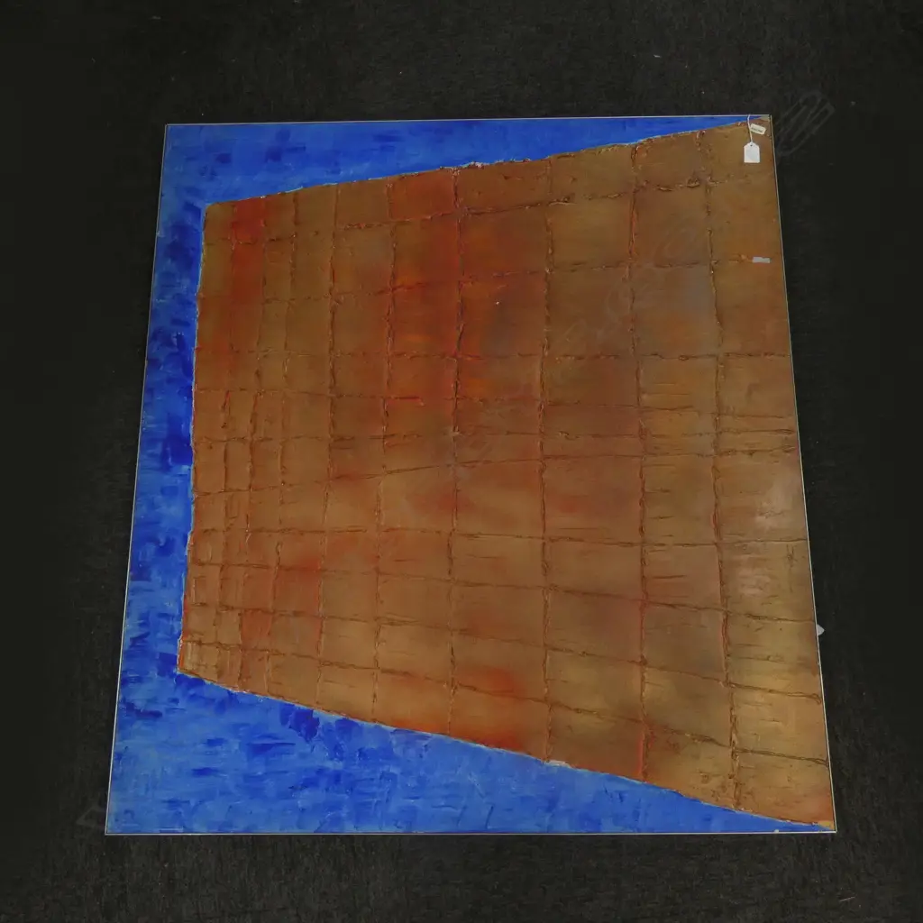 PETER SCHOENAUER 'STEP II' SIGNED & DATED 1987 OIL.... Image 1++