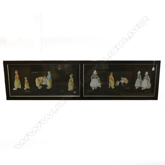 DUTCH PRINTS - POSSIBLY 1920'S  6 SCENES 360 X 1640MM ...