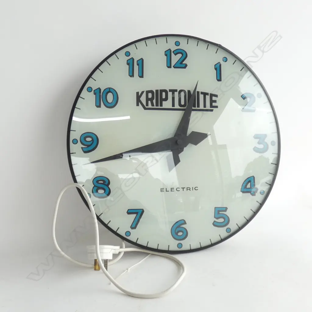 KRIPTONITE ELECTRIC WALL CLOCK DIA  375MM Image 1++