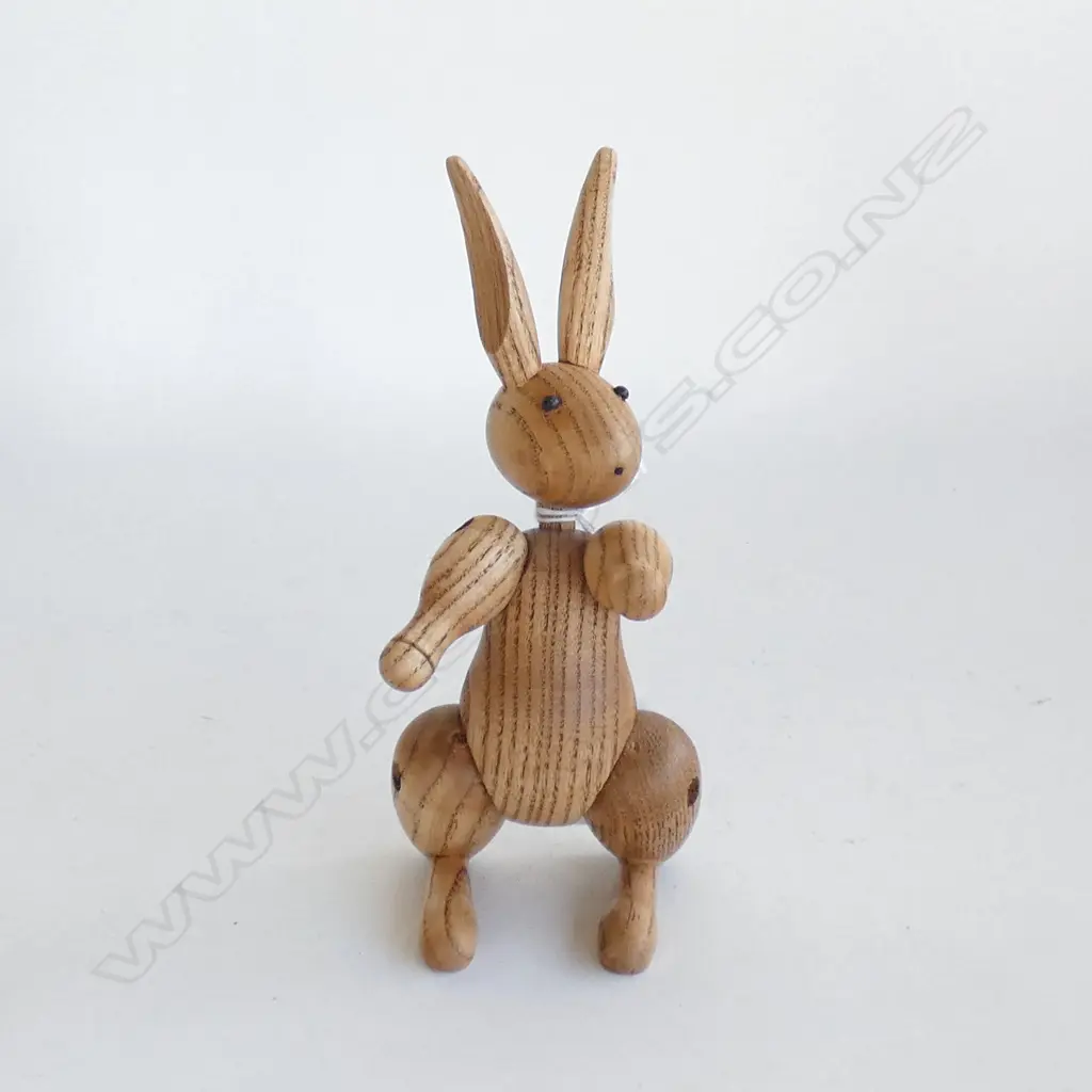 KAY BOJESEN STYLE WOODEN RABBIT H.180mm Image 1++