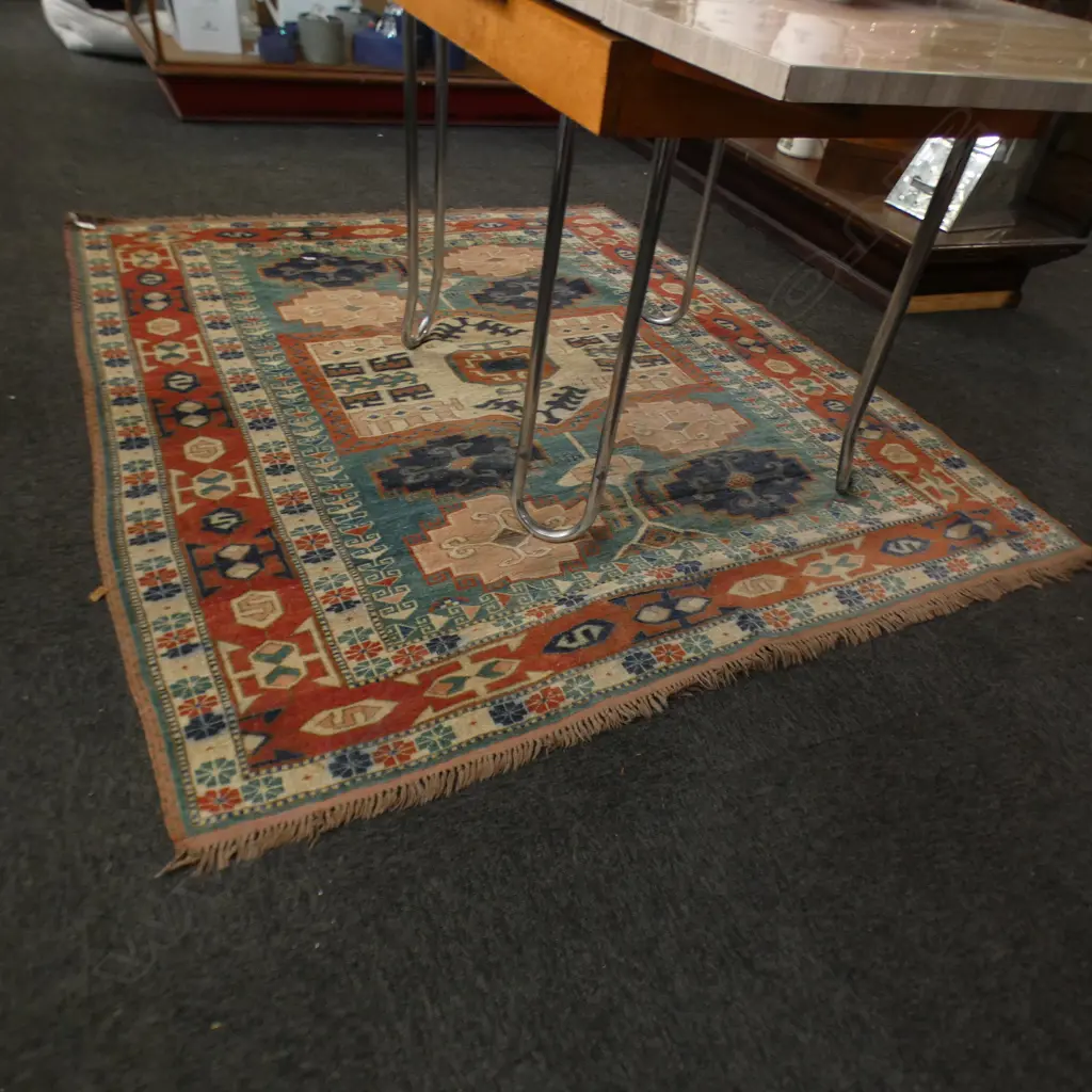 HAND WOVEN RUG 1900 X 1650MM Image 1++