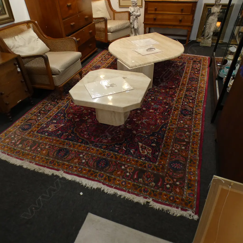 LG IRANIAN HAND KNOTTED CARPET, 2000 x 3060mm SOME WEAR Image 1++