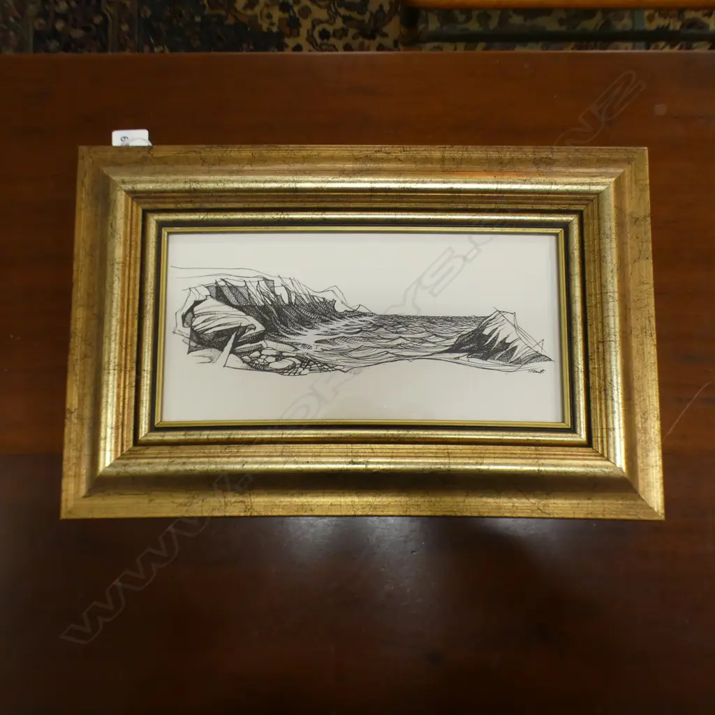 ROGER HART BOOK ILLUSTRATION INDIAN INK 120x250mm Image 1++