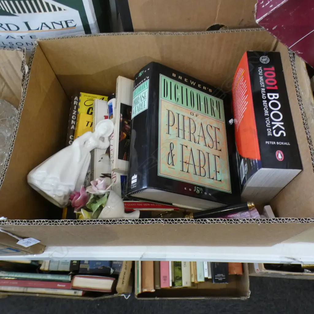 BOX LOT BOOKS, ETC Image 1++
