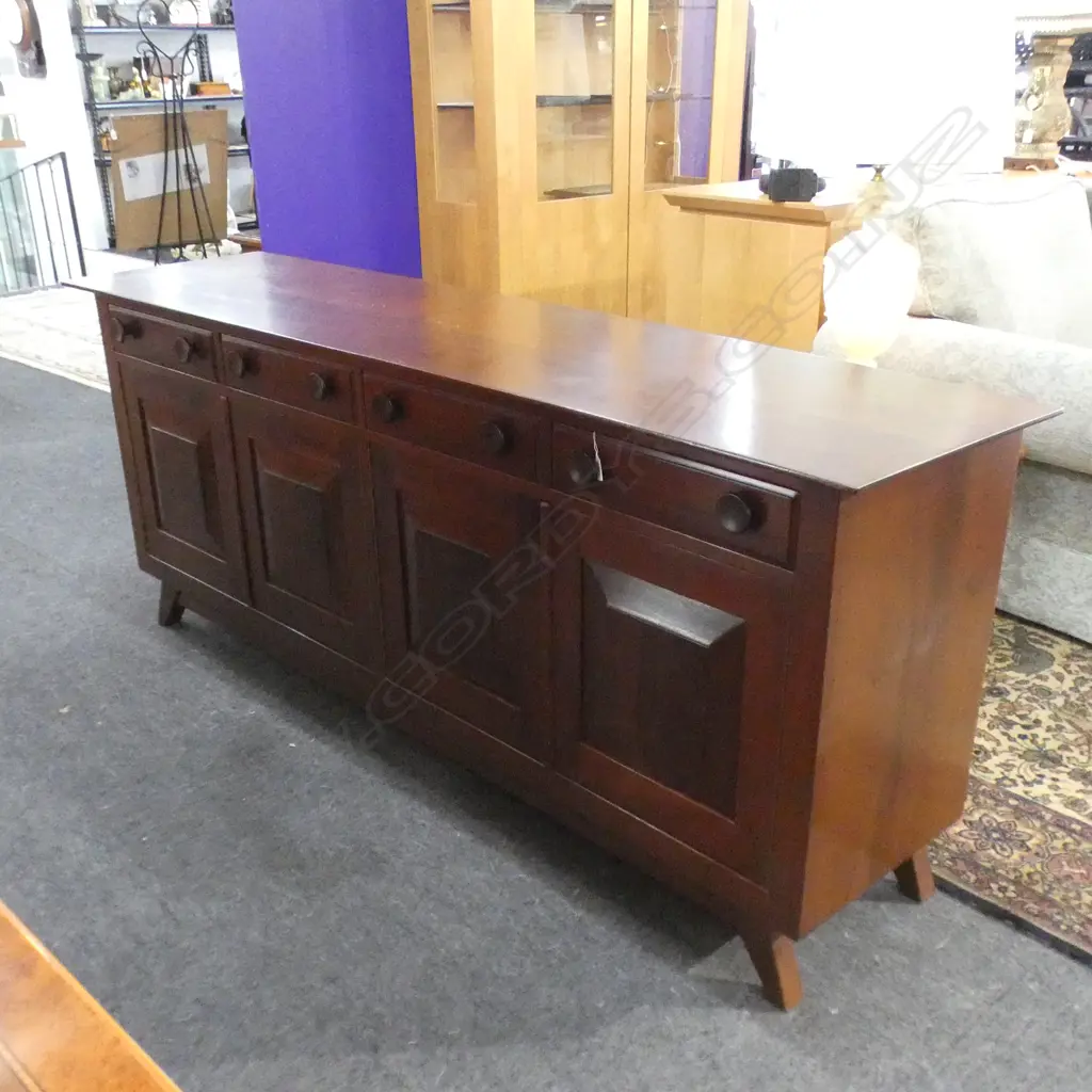 CHERRY WOOD SIDEBOARD 1340 x 490 x 850mm Image 1++
