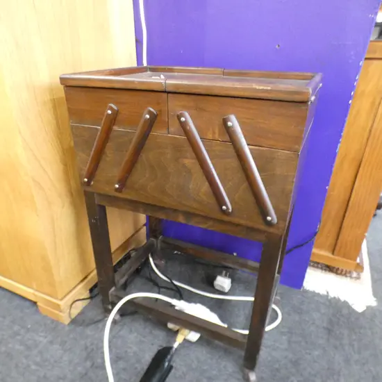 VINTAGE SEWING BOX + CONTENTS
