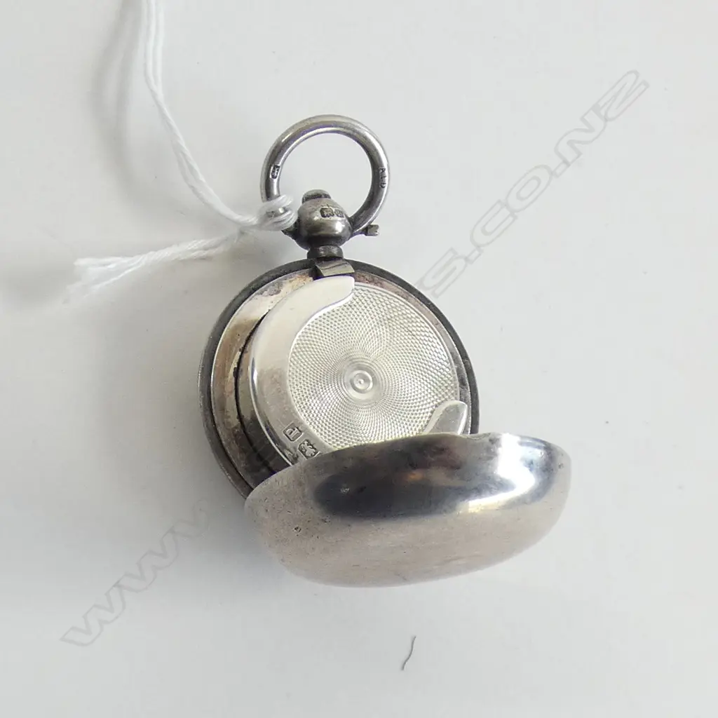 SILVER BIRMINGHAM 1915 SOVEREIGN CASE PLAIN Image 1++