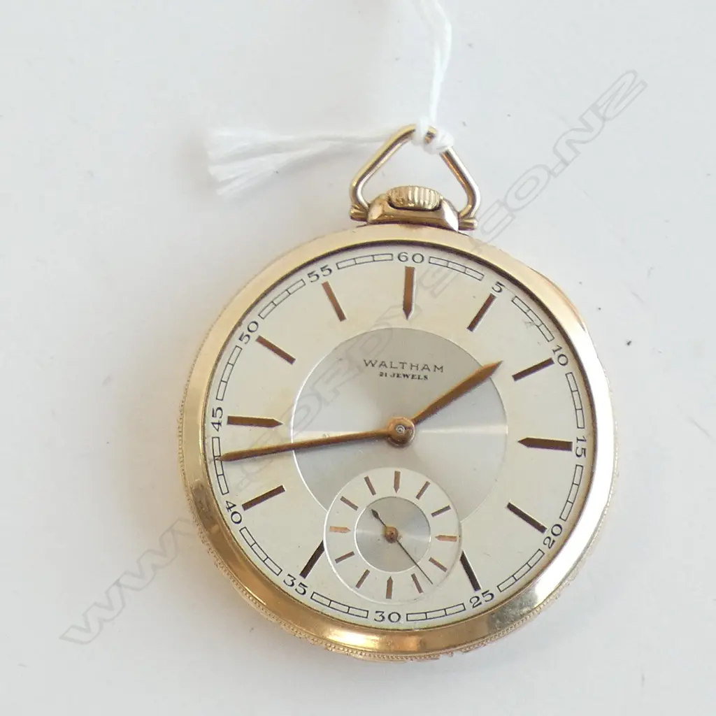 WALTHAM ROLLED GOLD O/FACE P/WATCH A.F Image 1++