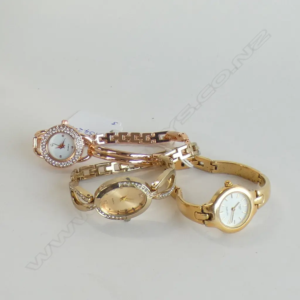 THREE LADIES WRIST WATCHES Image 1++