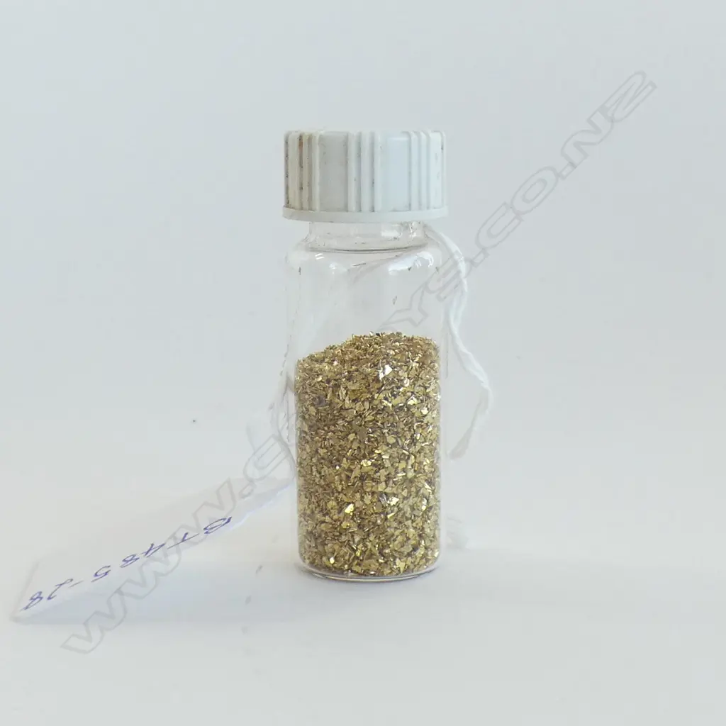 SM BOTTLE GOLD COLOURED METAL FILLINGS Image 1++