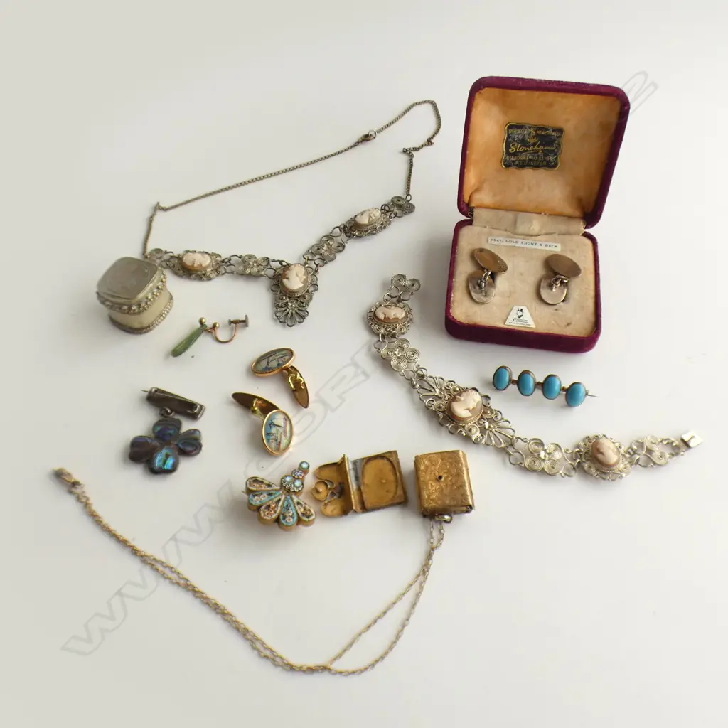 ASST COSTUME JEWELLERY VINATGE ETC Image 1++