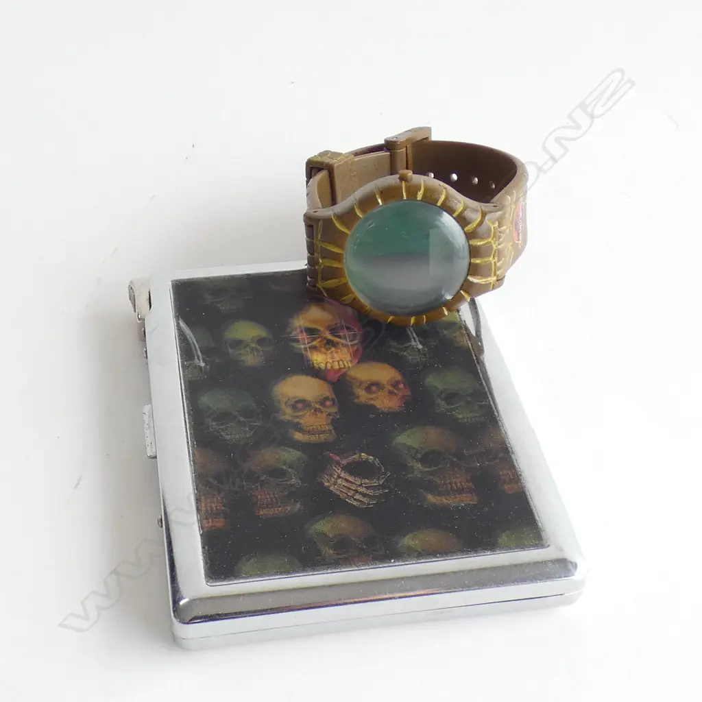 "THE LOST WORLD" WRIST WATCH AND CIGARETTE CASE Image 1++