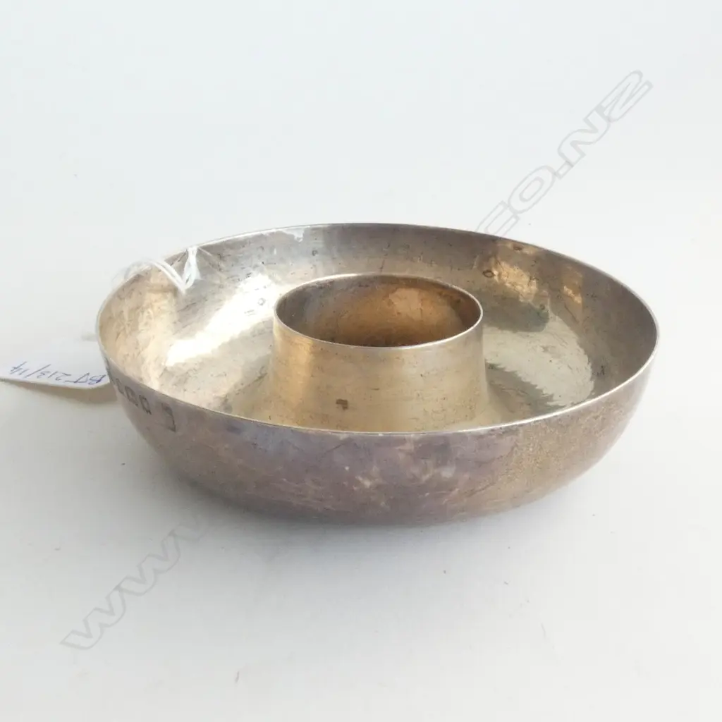 STG SILVER FLOWER TROUGH, LONDON 1932 107 GRAMS 105mm dia Image 1++