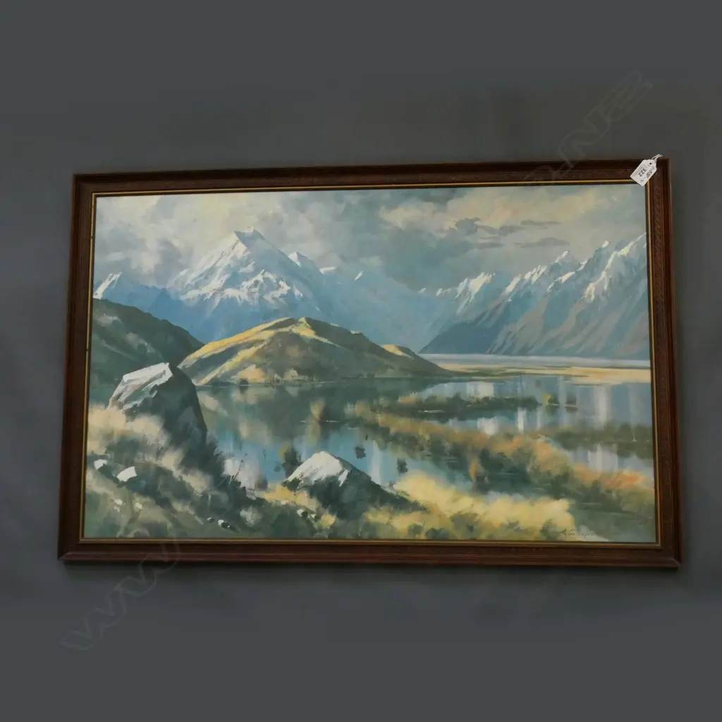 ASTON GREATHEAD, 'NOR-WEST SKY LATE AFTERNOON-MT COOK', LTD ED PRINT 39/275, 810 x 510mm Image 1++