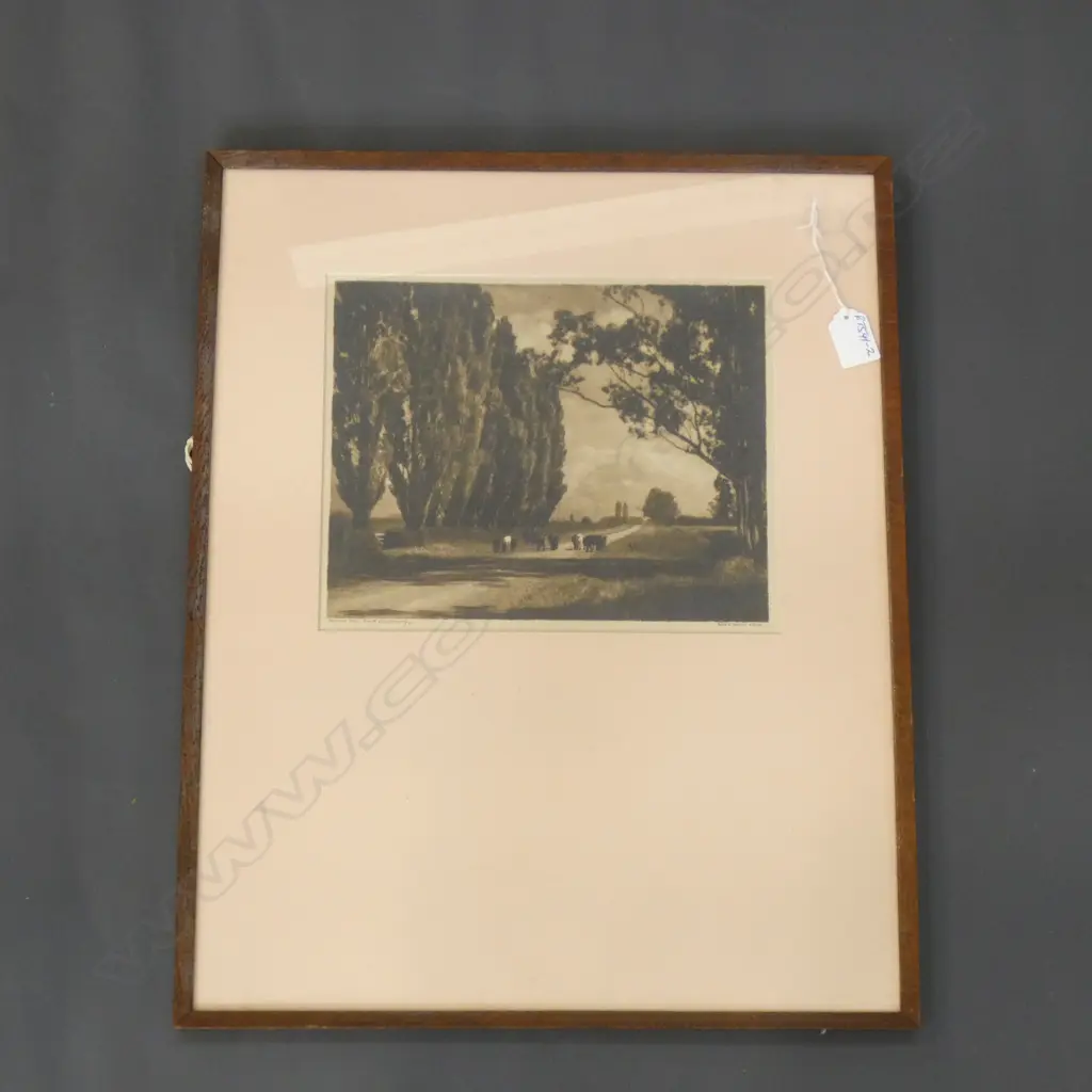 GEORGE CHANCE B&W VINTAGE PHOTO 'SUMMER DAY, SOUTH CANTERBURY Image 1++