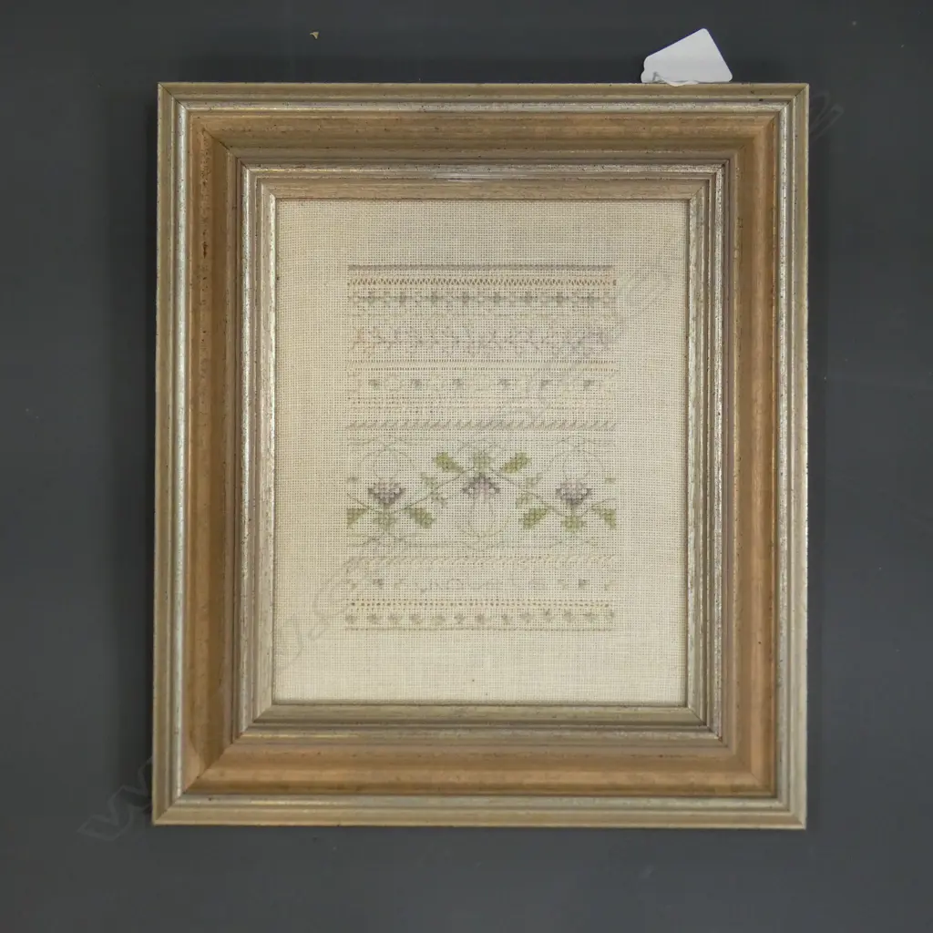 LIGHT COLOURED FRAMED TAPESTRY 160 X 190MM Image 1++